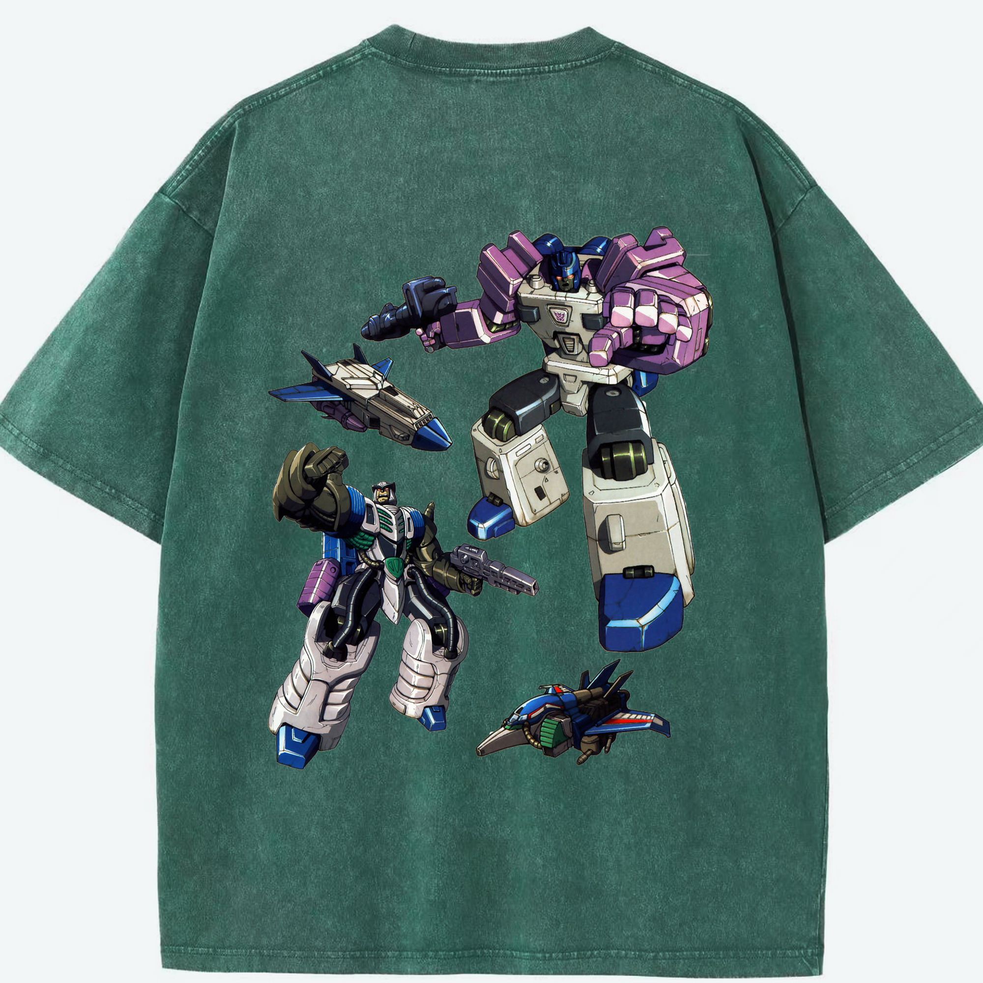 （画像用）  綿100% ヴィンテージ風 半袖Tシャツ（背面プリント）